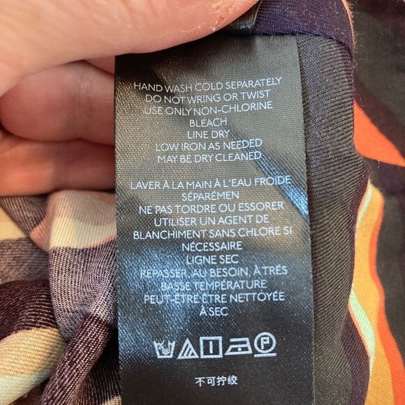 Anthropologie NWOT fabulous chevron print dress w/cut out elastic back & pockets - Picture 15 of 15